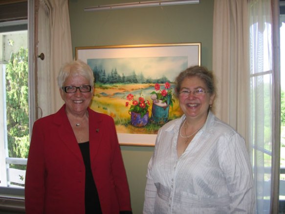 Florence Dionne et Madame Leclerc du Domaine Joly-De Lotbinière Florence Dionne et Madame Leclerc du Domaine Joly-De Lotbinière