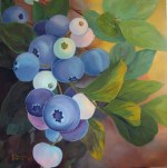 Florence Dionne, Bleuets, 36 x 36